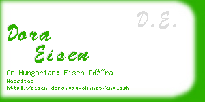 dora eisen business card